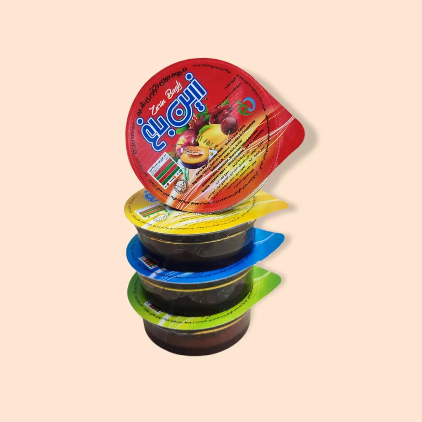 آلوچه لیونی , ترشک ,  ,   زرین باغ , Zarin Bagh , Glass.plum-50g